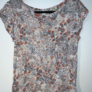 Delicate floral T shirt